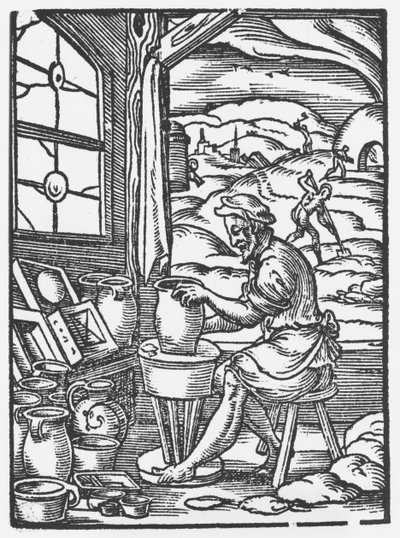 The Potter, 1574 by Jost Amman
